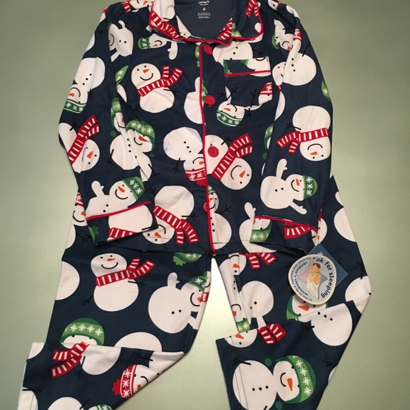 Carter's Other - NWT: 2-Piece Set: Carter’s Snowmen Pajamas